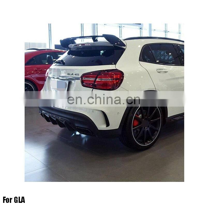 ABS Spoiler Wing For GLA Class X156 GLA45 GLA200 GLA220 Rear Spoiler