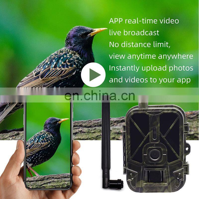 2022 New 4K 30FPS 36MP IP65 APP Control with Cloud Service Night Vision Cellular Trail Camera 4G Hunting Camera HC-940Pro