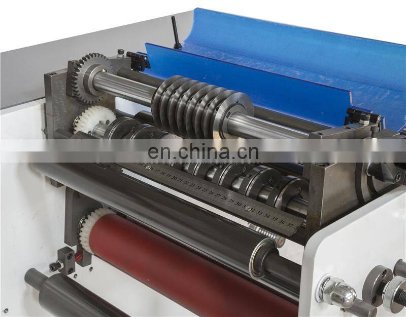 UTS320s Maquina del Cortado Rebobinadora Para Etiqueta Adhesiva Label Slitting and Rewinding Machine