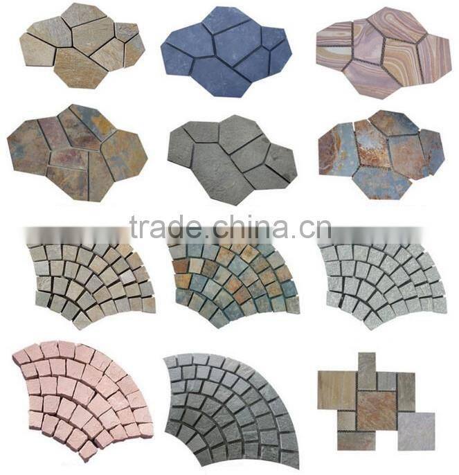 Exterior Wall Decoration Natural Rusty Slate Paving Stone