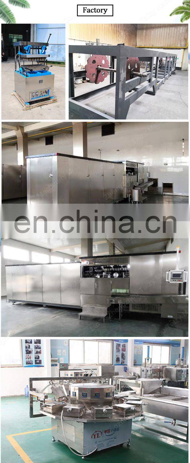 Suppliers waffle ice cream cone forming production line