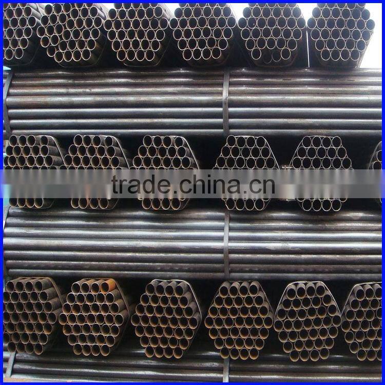 Schedule 40 black welded steel pipe with lowest price and high quality