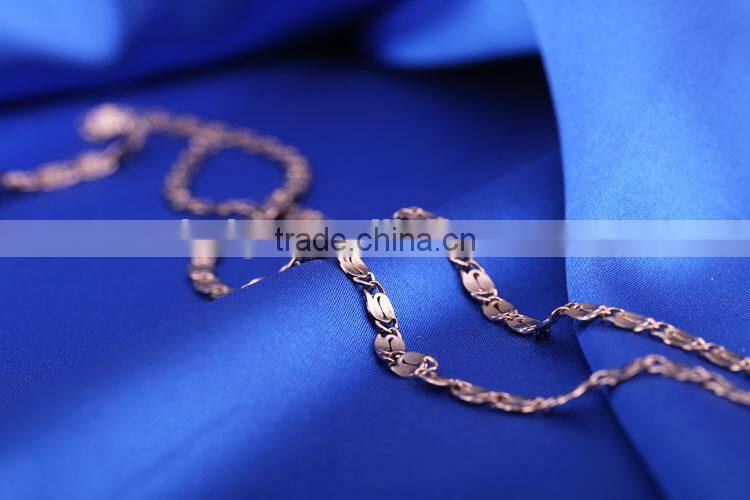 2015 china wholesale chain gold jewellery long fashion chain & coffee gold plated link chain