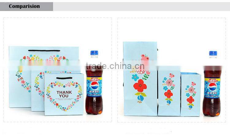 christmas gift bag with Glitter detail