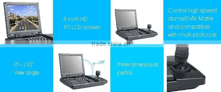 3 Axis 3D Dimension Joystick CCTV Mini Keyboard Controllers for PTZ Speed Dome Camera Support Pelco-D Pelco P protocol