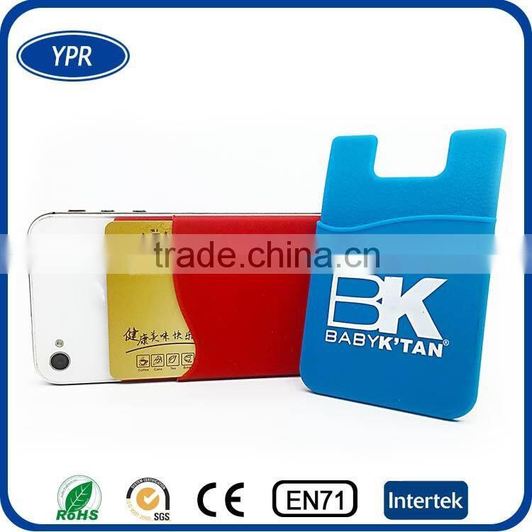2016 new Business idea 3m sticky phone self adhesive credit card wallet holder