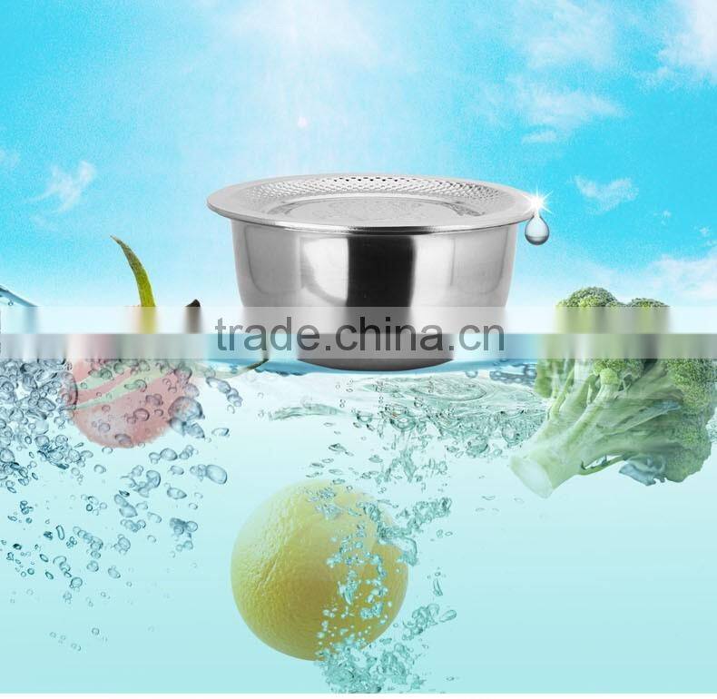 Hot selling stainless steel mixing bowl set / salad bowl set / metal fruit bowl