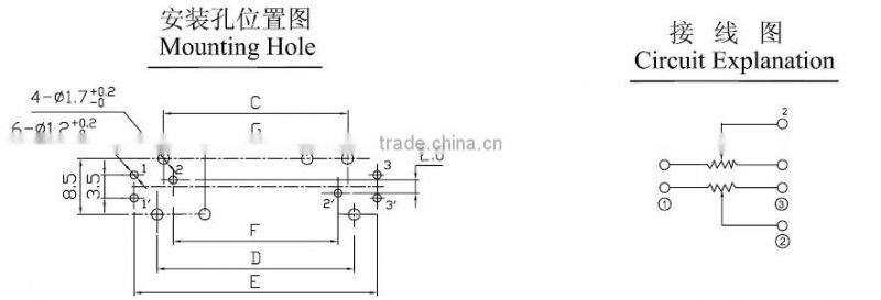 Photo direct sliding potentiometer