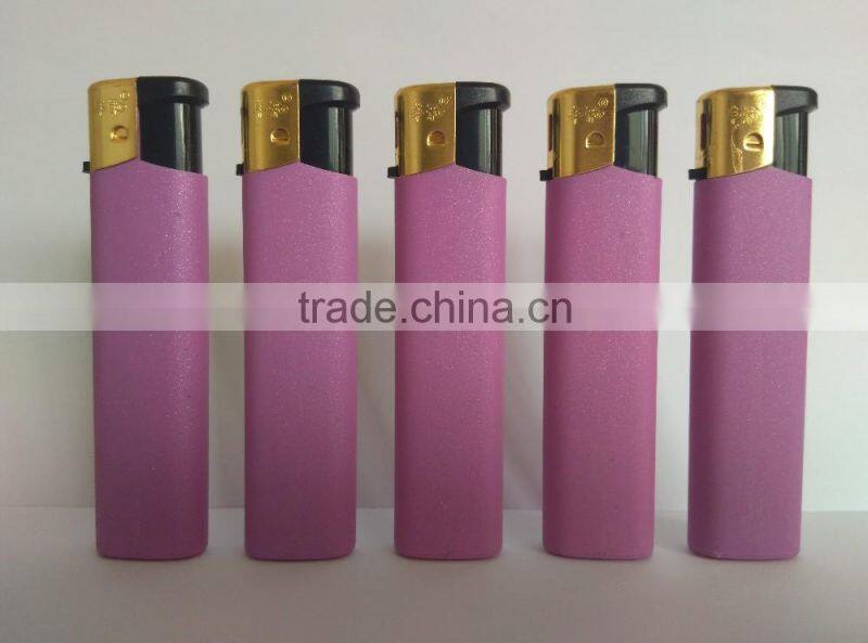 Disposable electronic lighter FH-606 matte colors gas lighter