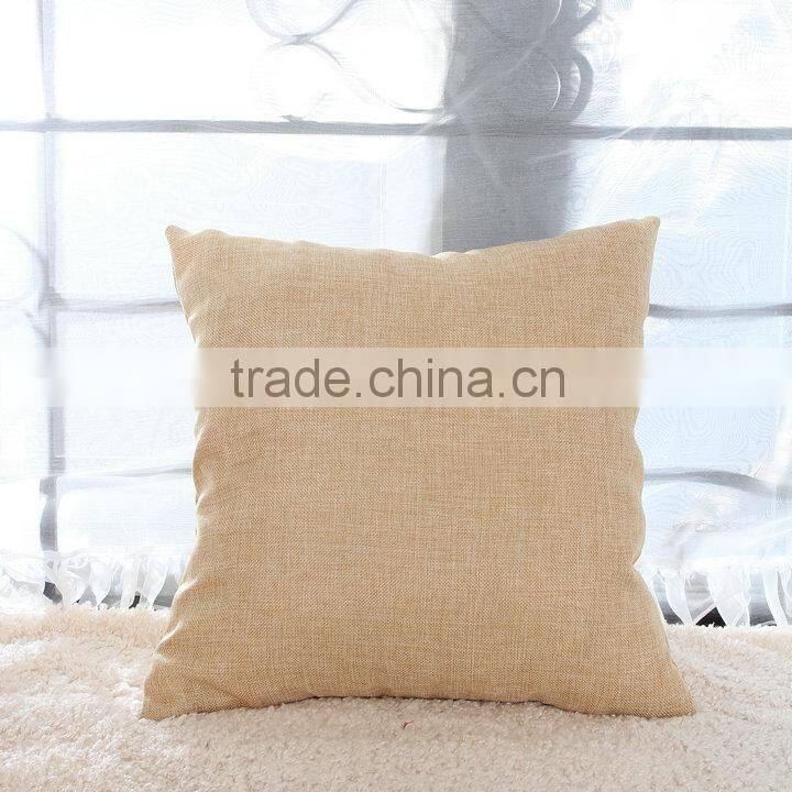Soft material wholesale plain linen cushion cover