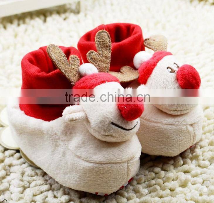 Christmas socks shoes baby toddler shoes cute animal baby socks shoes