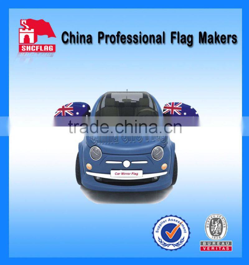 Flag for car decoration item with car wing mirror cover flag