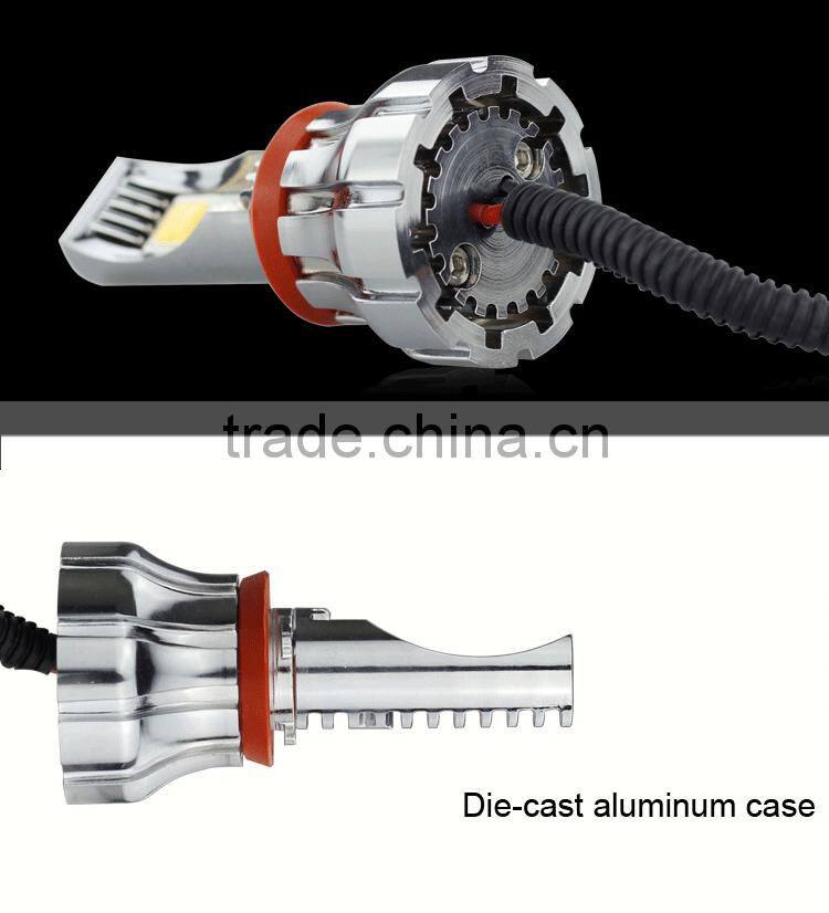 1500LM 6000k 3000k 15W Korea Chip LED Fog Lights For Cars