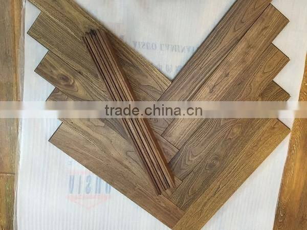 vintage fashion Chinese teak parquet flooring