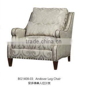 Modern American country style living set sectional skirted fabric sofa ottoman