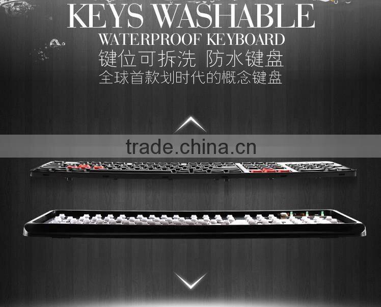 Latest Computer Wired Washable portable gaming keyboard