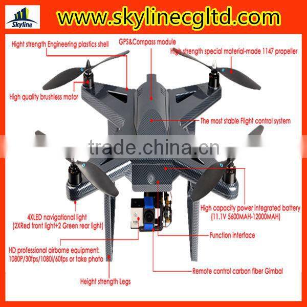 2015 professional outdoor high speed gps rc drone helicopter with wifi 1080p hd video for fishing
