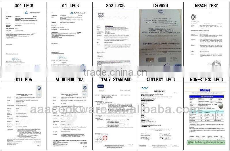 5pcs stainless steel heat-resistance cooking set pot and pan colorful silicone handles