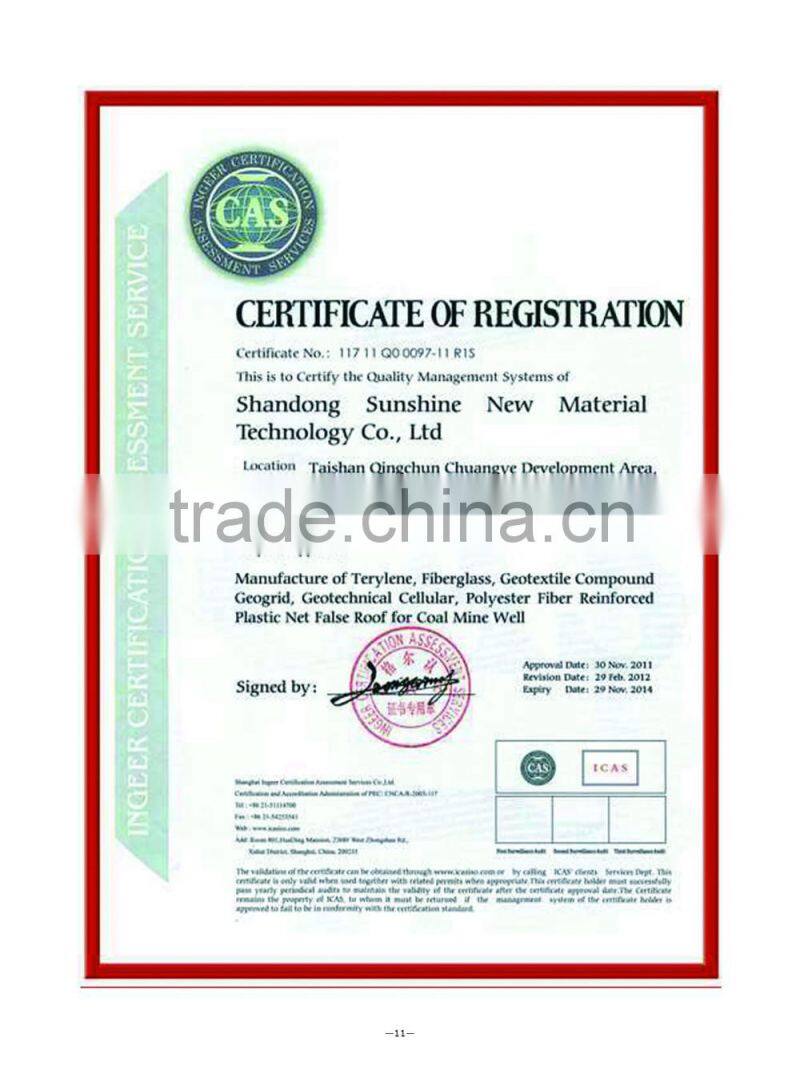 coal mine supporting mesh geogrid