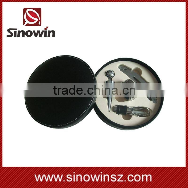 promotional round case wine opener set