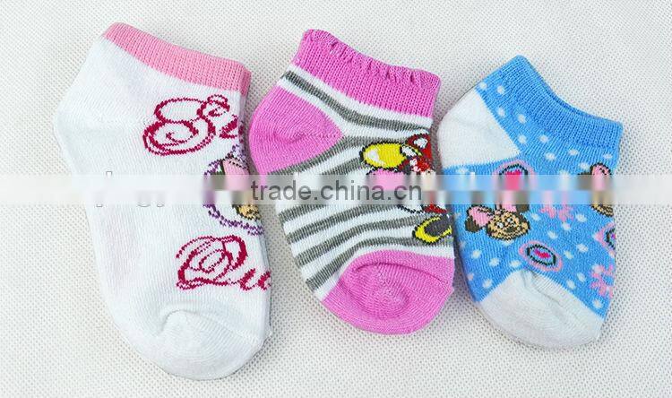 Baby cartoon cozy ankle cotton socks