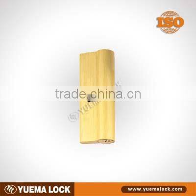 Brass 75mm cylinder with thumb turn, Satin Brass finish