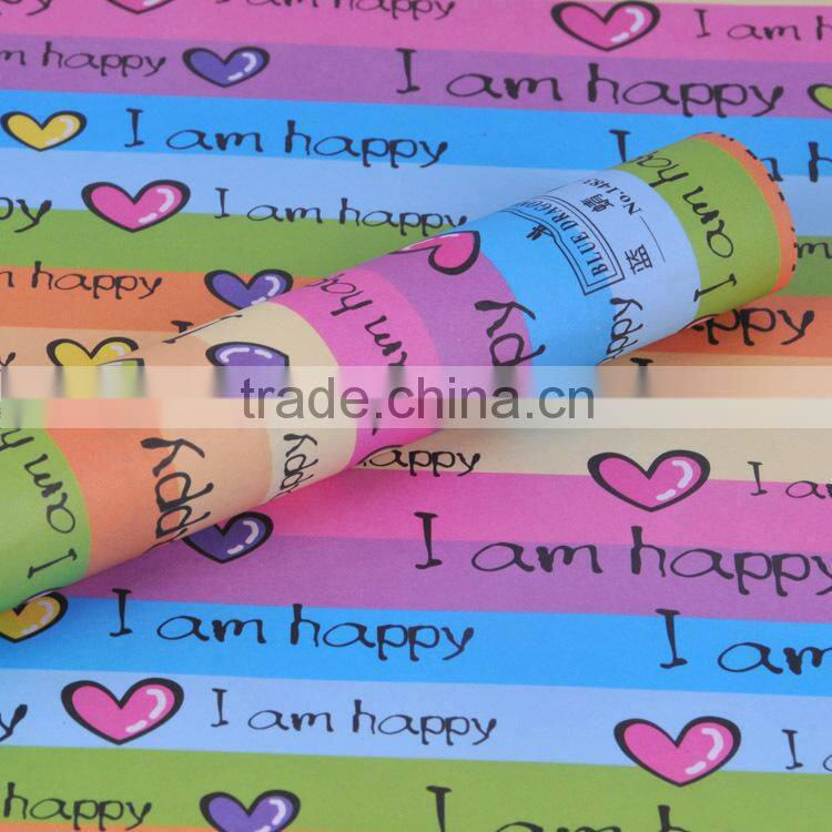 flower pattern gift wrapping paper customized paper