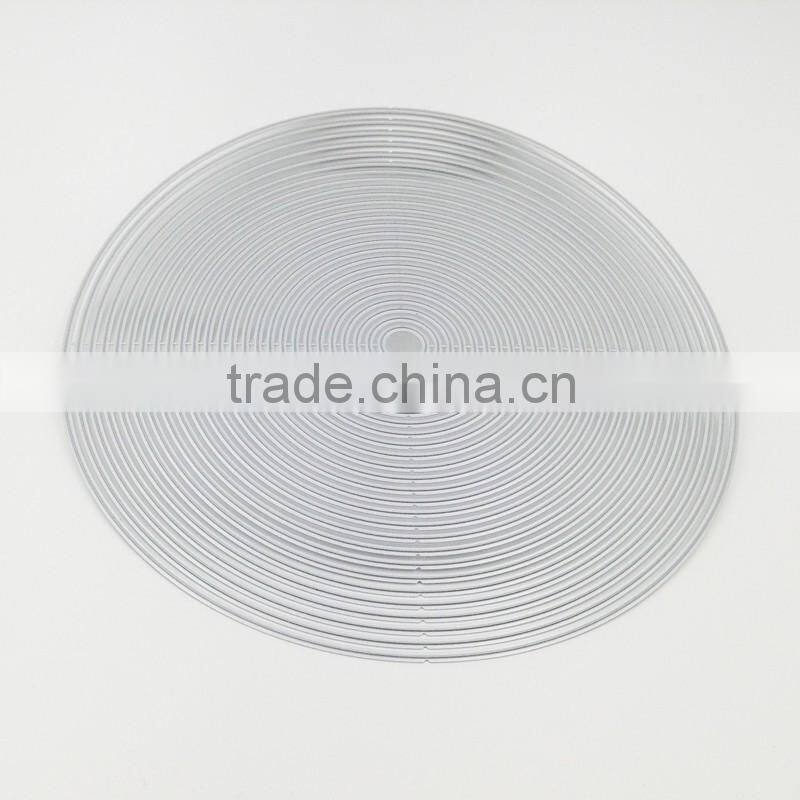 Wholesale silver circle die cuts for photo frame