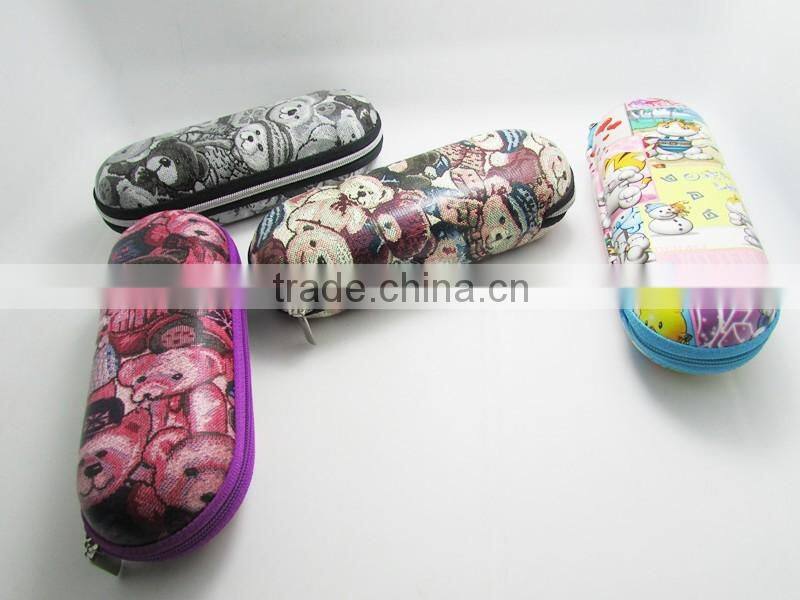 high density animal print EVA glasses case for kids