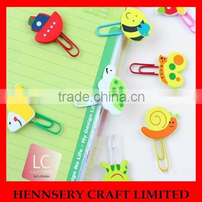 Rubber soft pvc flat metal paper clip