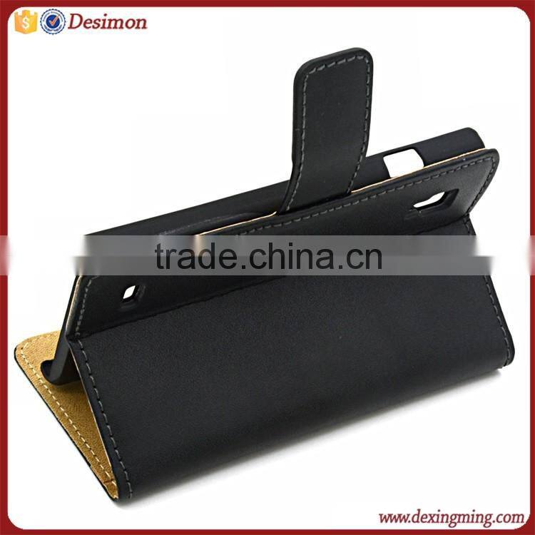 Desimon flip leather mobile phone case for LG L9