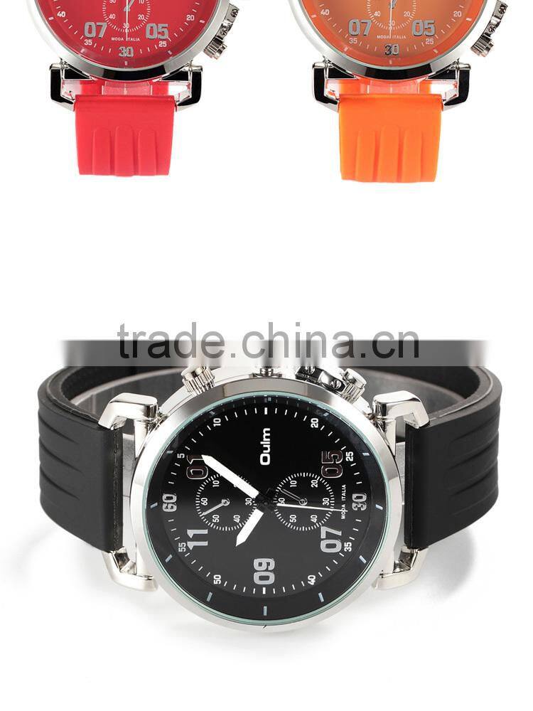 Luxury digital quartz watch , color strap watches for teens