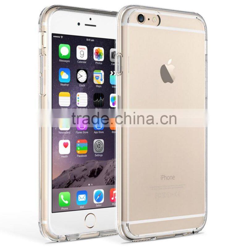 TPU BUMPER CLEAR HARD BACK MOBILE PHONE CASE FOR Iphone 6 6S Plus