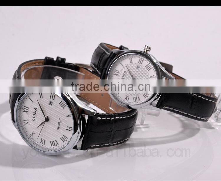 Luxury Automatic Leather Strap Men Wrist Watch Gift