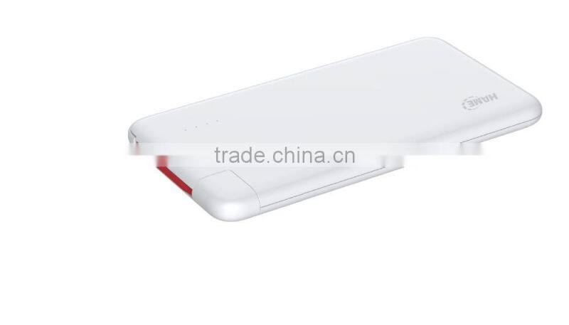 Wholesale lithium polymer battery 3.7v with 4000mah usb handy power charger