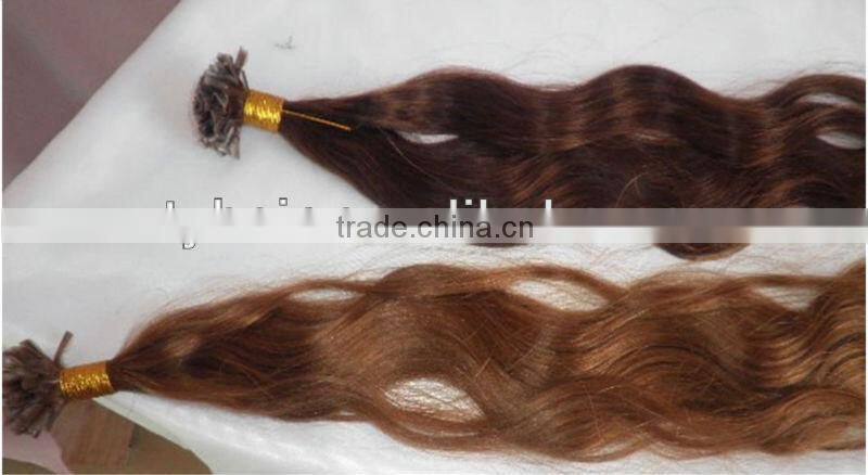 Factory direct china hair extension micro beads curly made in china