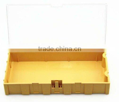 Yellow Electronic Case Kit Components Storage Boxes / Small parts storage cabinet L00010