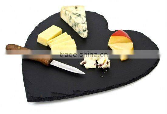 slate heart black stone heart heart slate plate