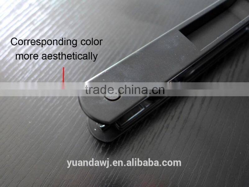Aluminium Sliding Window and Door lock with key, UPVC profile window materials