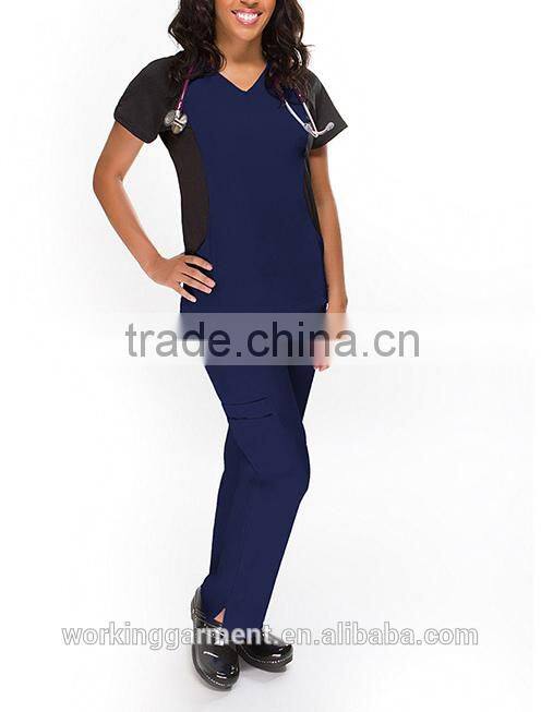 Fashion Basics Women's Flex Set Nurse Hospital Uniform/Medical Scrubs
