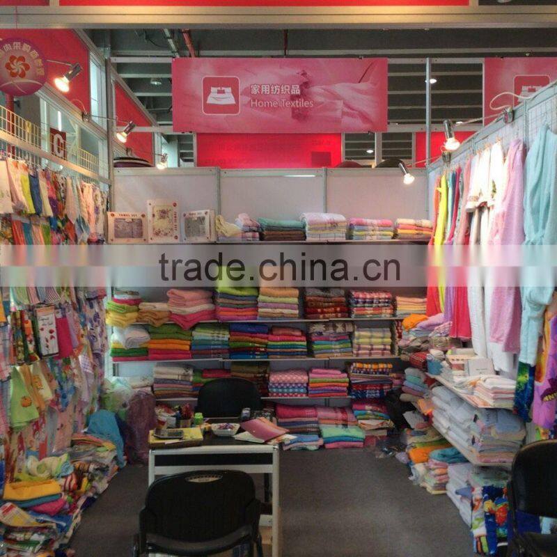 china supply round type printing cotton kitchen towel with ties