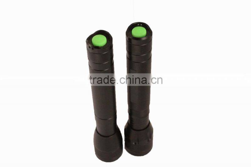 aluminum led flashlight torch light with focus zoom function
