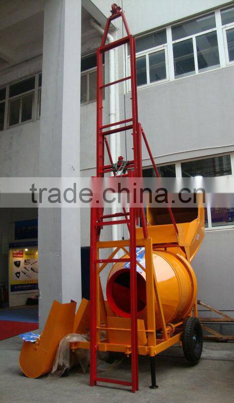 2015 new TOBEMAC JZC350DHL Concrete Mixer With Lift