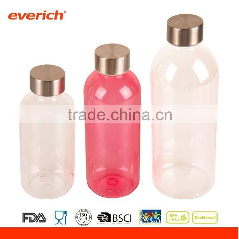 600ml/1000ml BPA FreeTritan bottle with metal lid