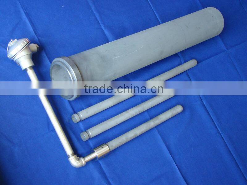 silicon carbide bonded silicon nitride protection tubes
