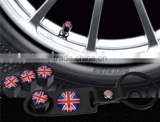 Anti-theft Car Logo Tire Valve Stem Cover Tyre Dust Caps With Lock