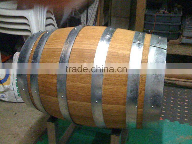 factory direct sale good quality oak wooden wine kegs with printing logo