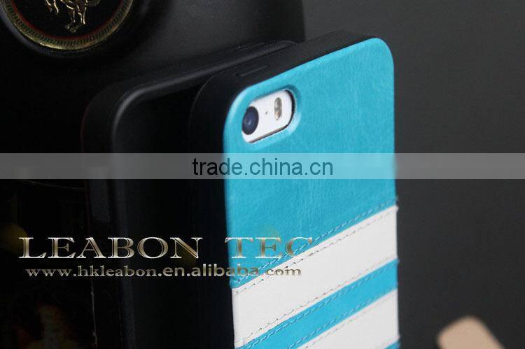 2014 new product leather back case for iphone 5s cell phone case, alibaba