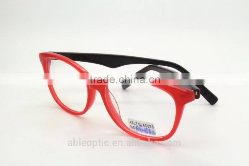 2015 hotselling jelly color transparent fashion acetate hand made spectacles optical frames eyewear eyeglasses