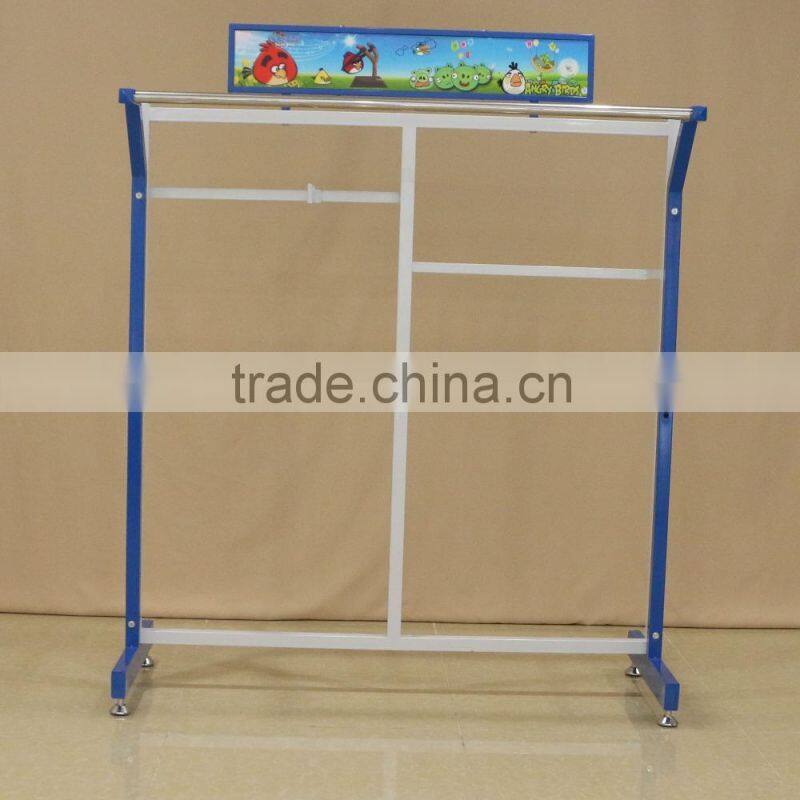 Metal multi-purpose rack hanging clothing display racks display stand